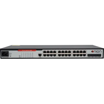 Управляемый коммутатор уровня 2 Orion Alpha A28X, 24x 10/100/1000Base-T, 4x 1/10GE SFP+, БП 100-220VAC